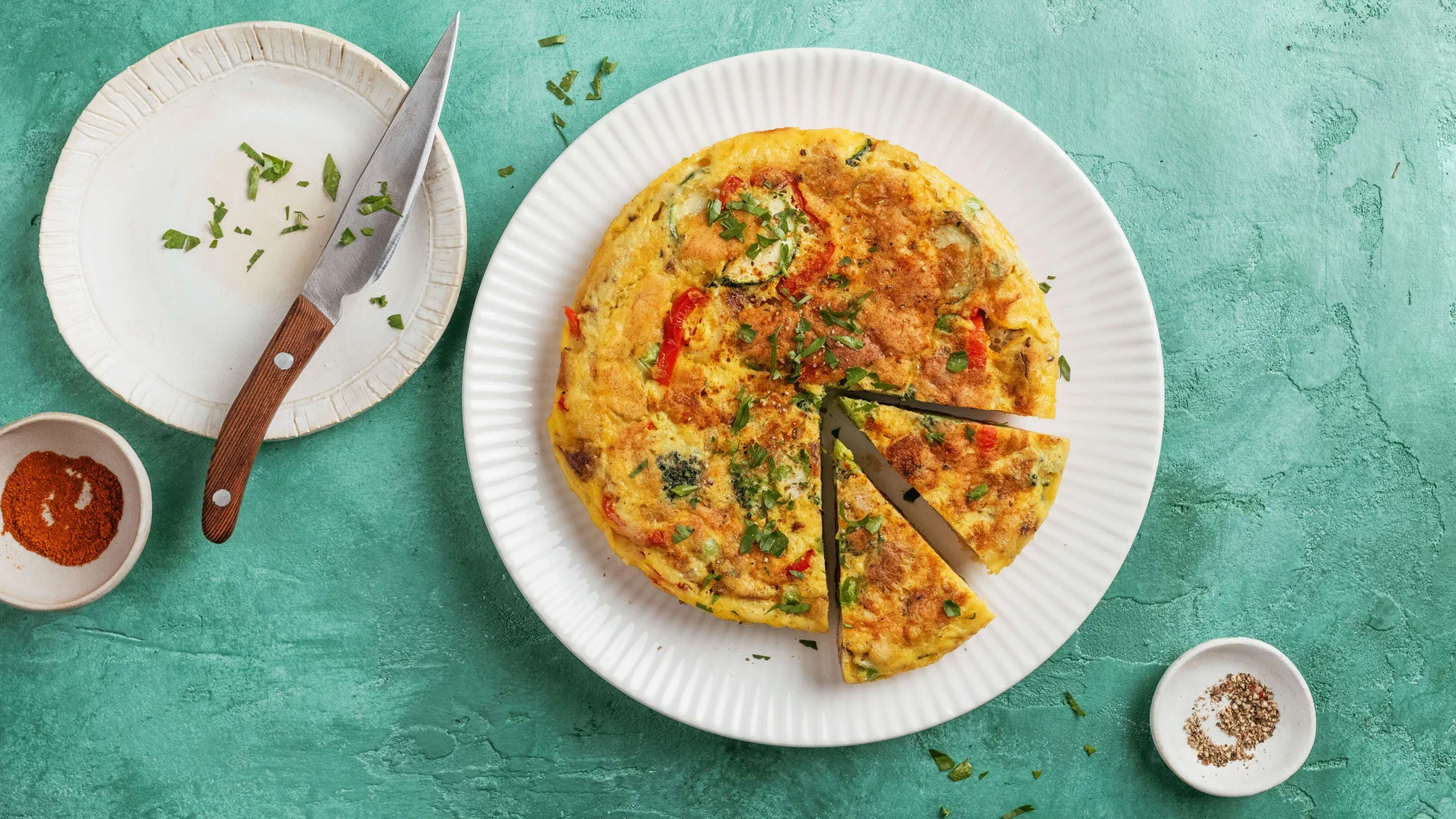 Tortilla mit Gemüse