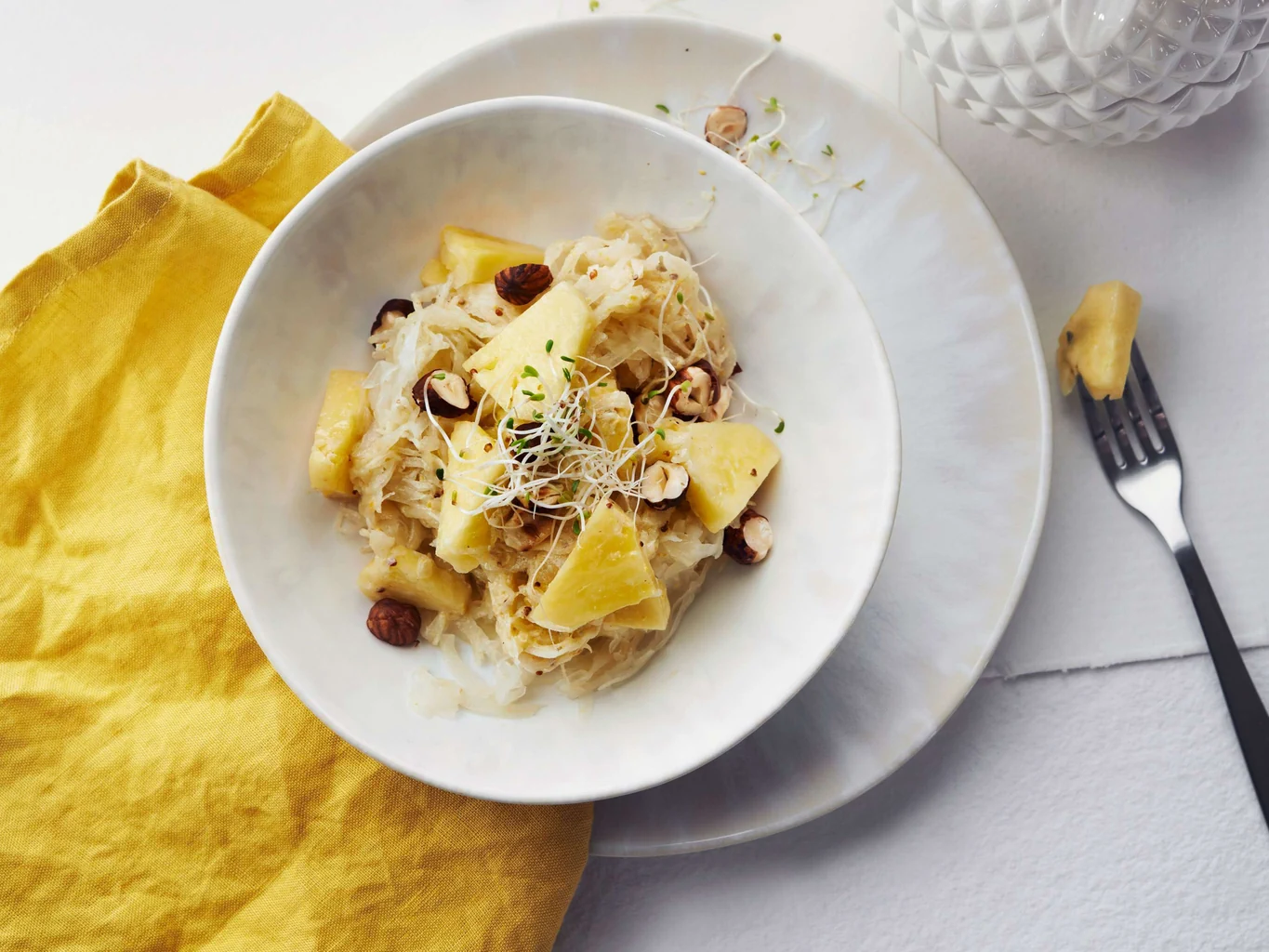 Insalata di crauti all’ananas