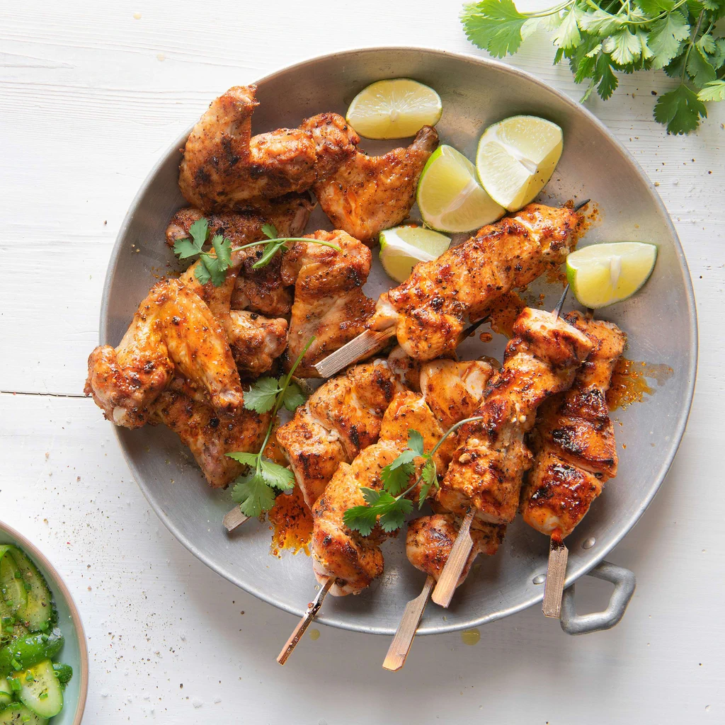 Poulet mariné au gril
