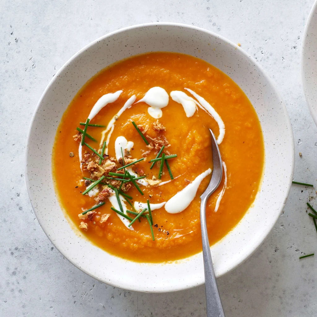 Crema di carote arrostite con miso 