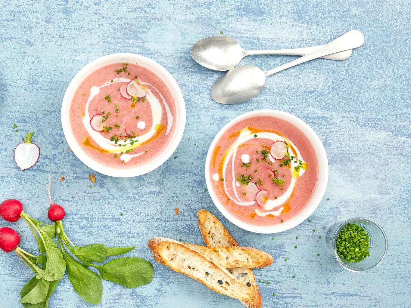 Radieschen-Gazpacho
