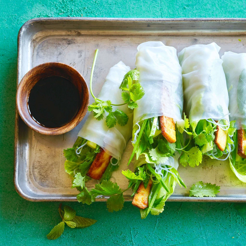Rouleaux d'été au tofu