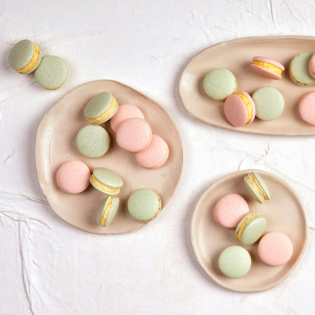 Macarons végans au citron