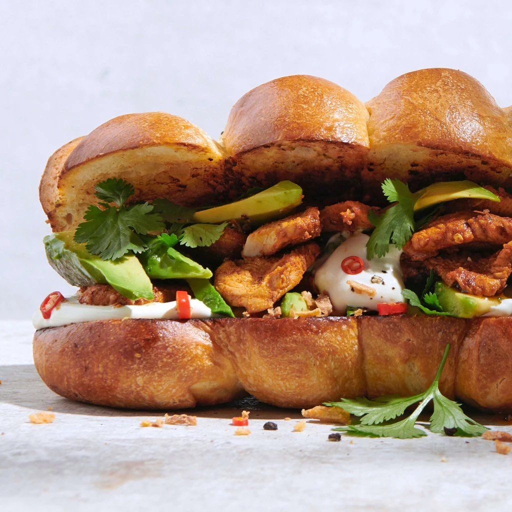 Sandwich au poulet et au piment 