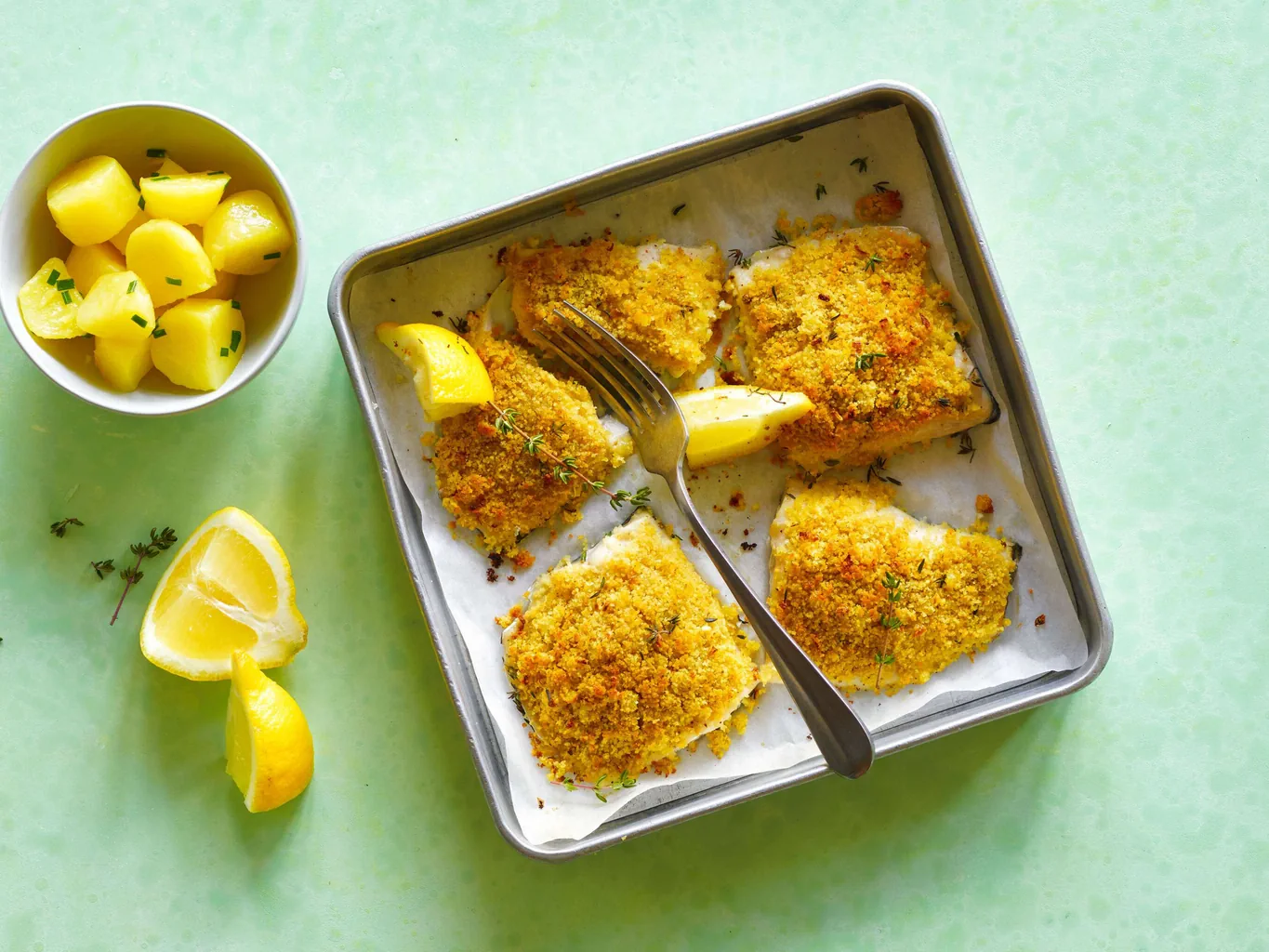 Schlemmerfilet mit Salzkartoffeln