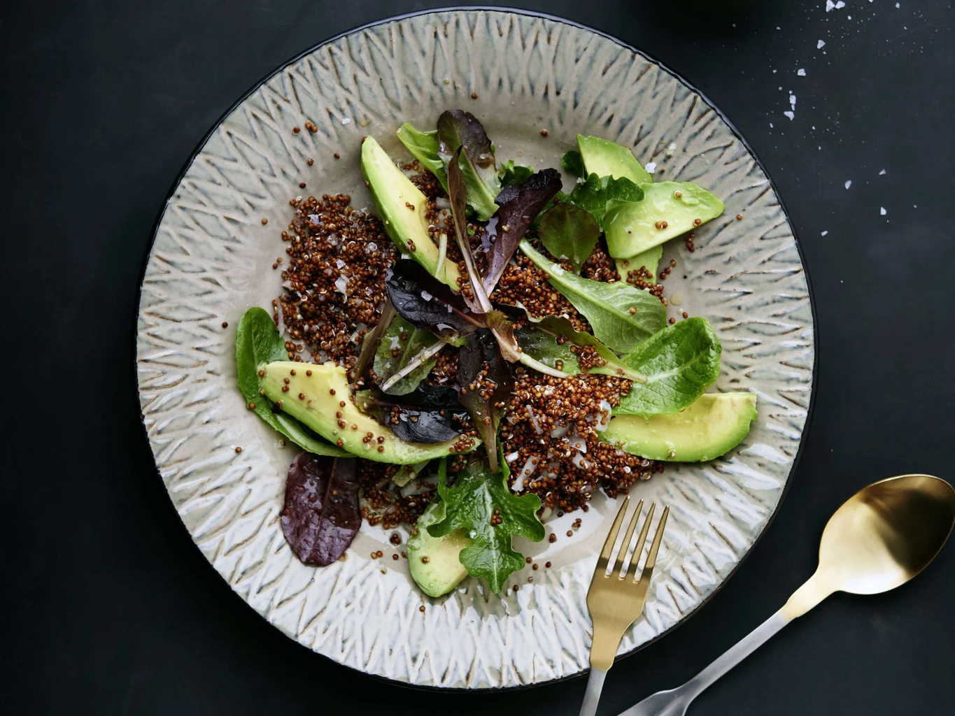 Salade de quinoa à l'avocat