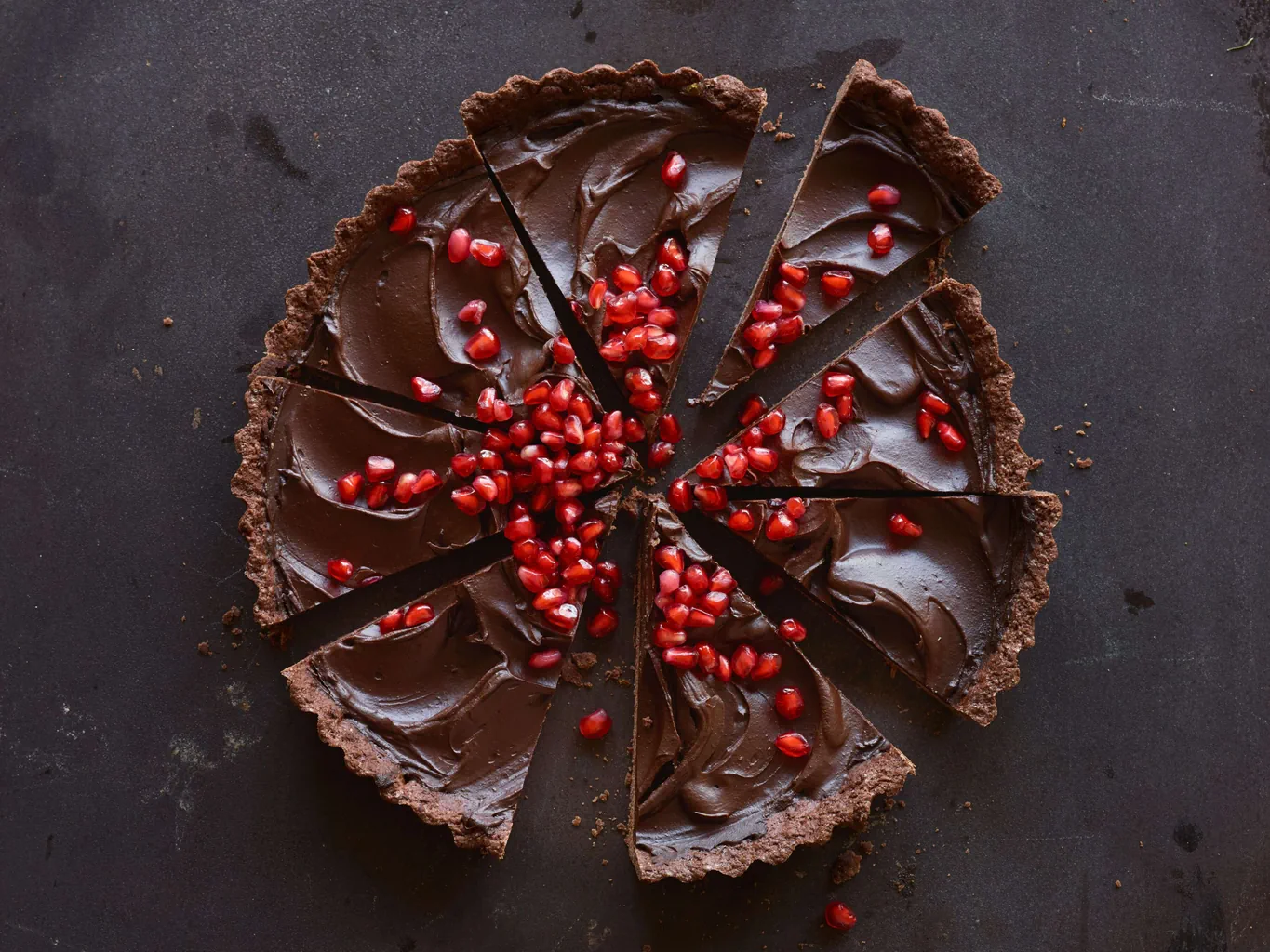 Tarte dattes-chocolat au whisky