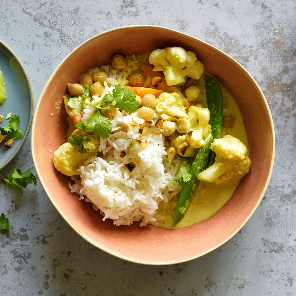 Curry de légumes avec pois chiches