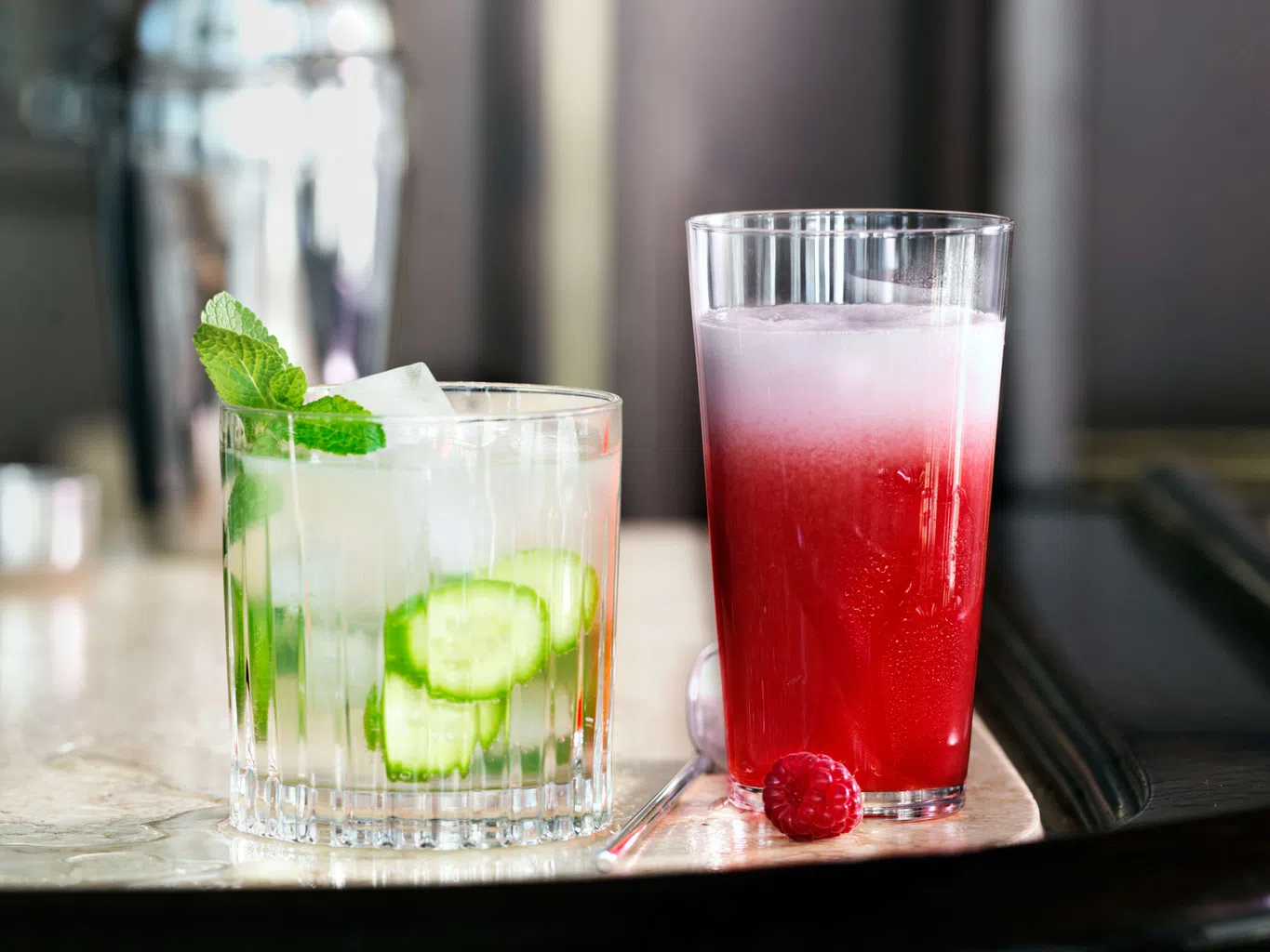 Gin Raspberry Fizz