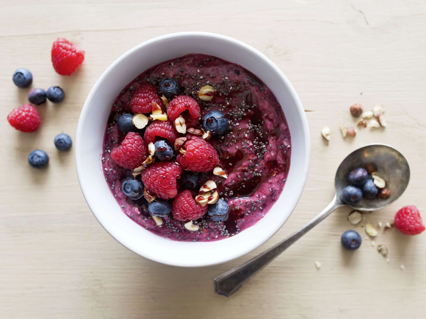 Beeren-Smoothie-Bowl 