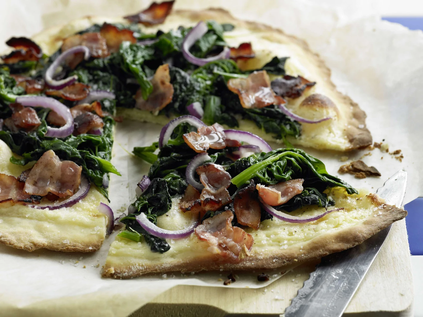 Spinatflammkuchen