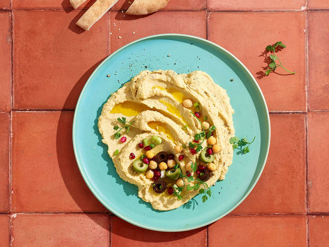 Houmous aux olives