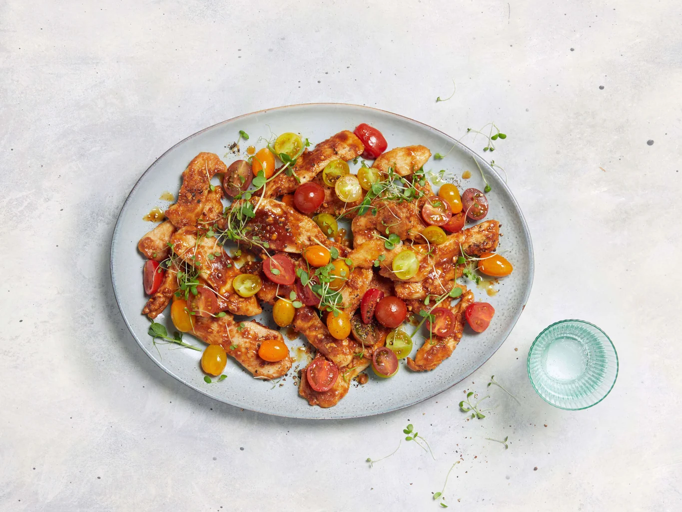 Poulet mit Crunchy-Erdnussbutter