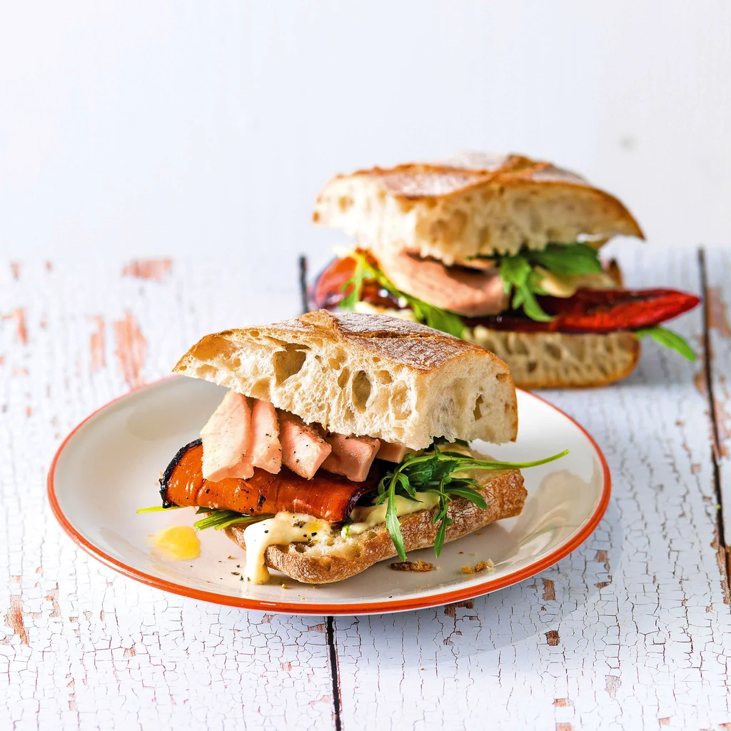 Ciabatta mit Thon und Peperoni
