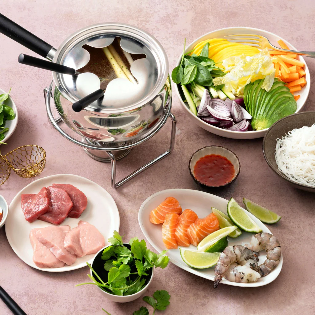 Fondue chinoise Surf and Turf