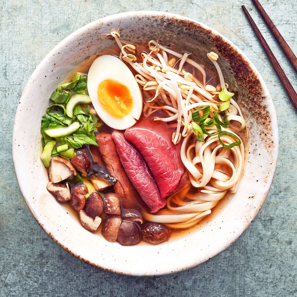 Udon-Nudelsuppe