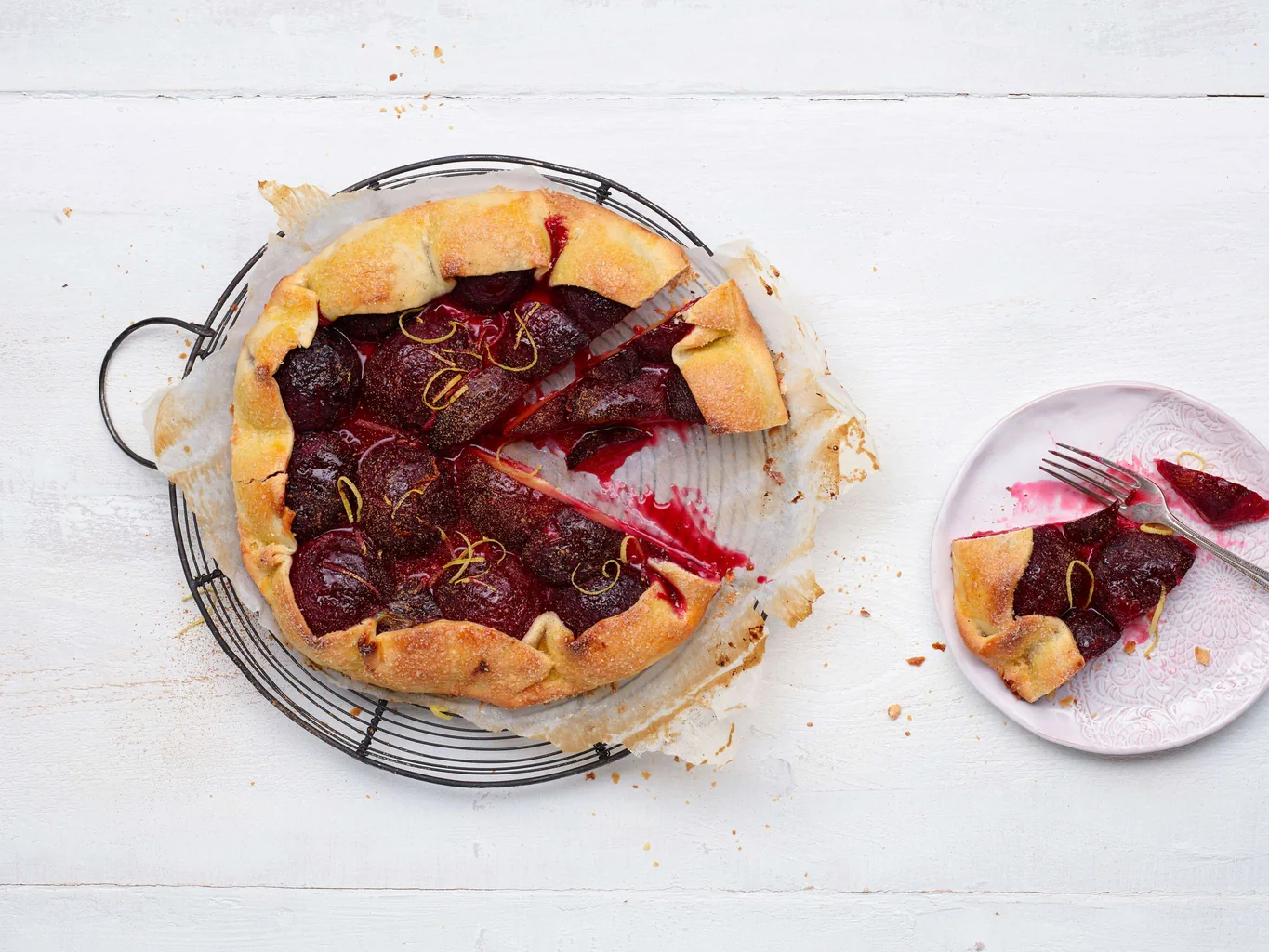 Galette aux prunes