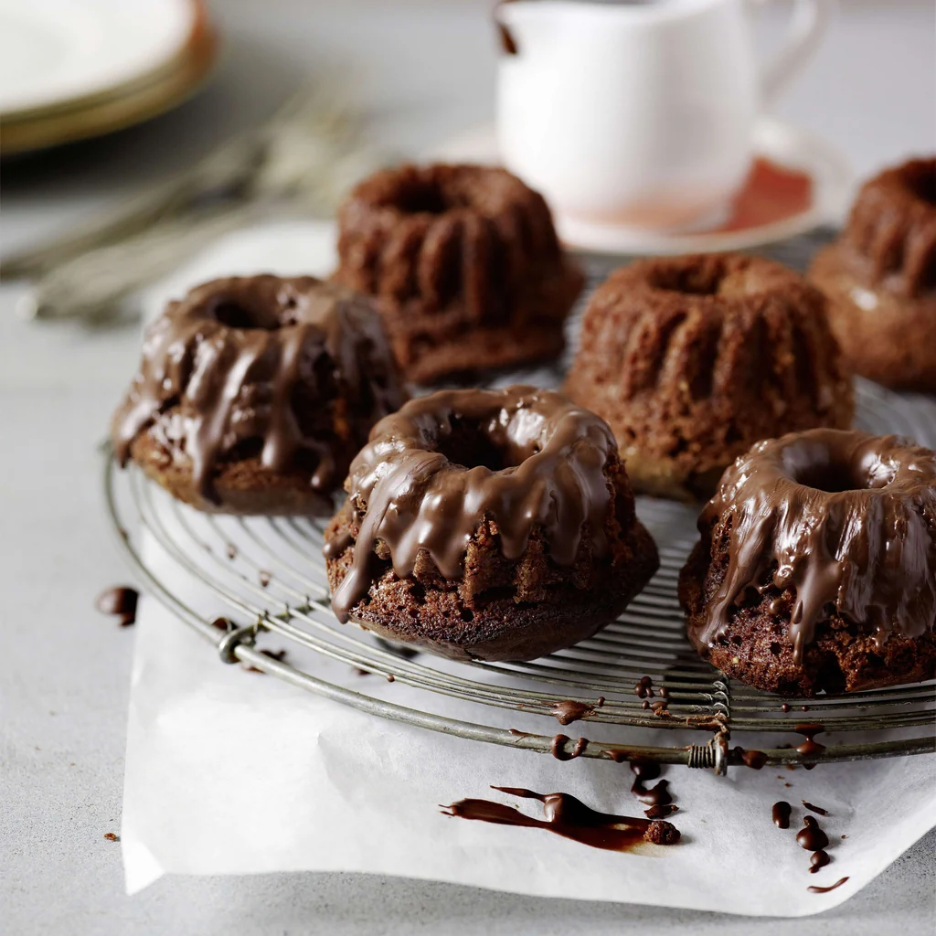 Petits kouglofs au chocolat