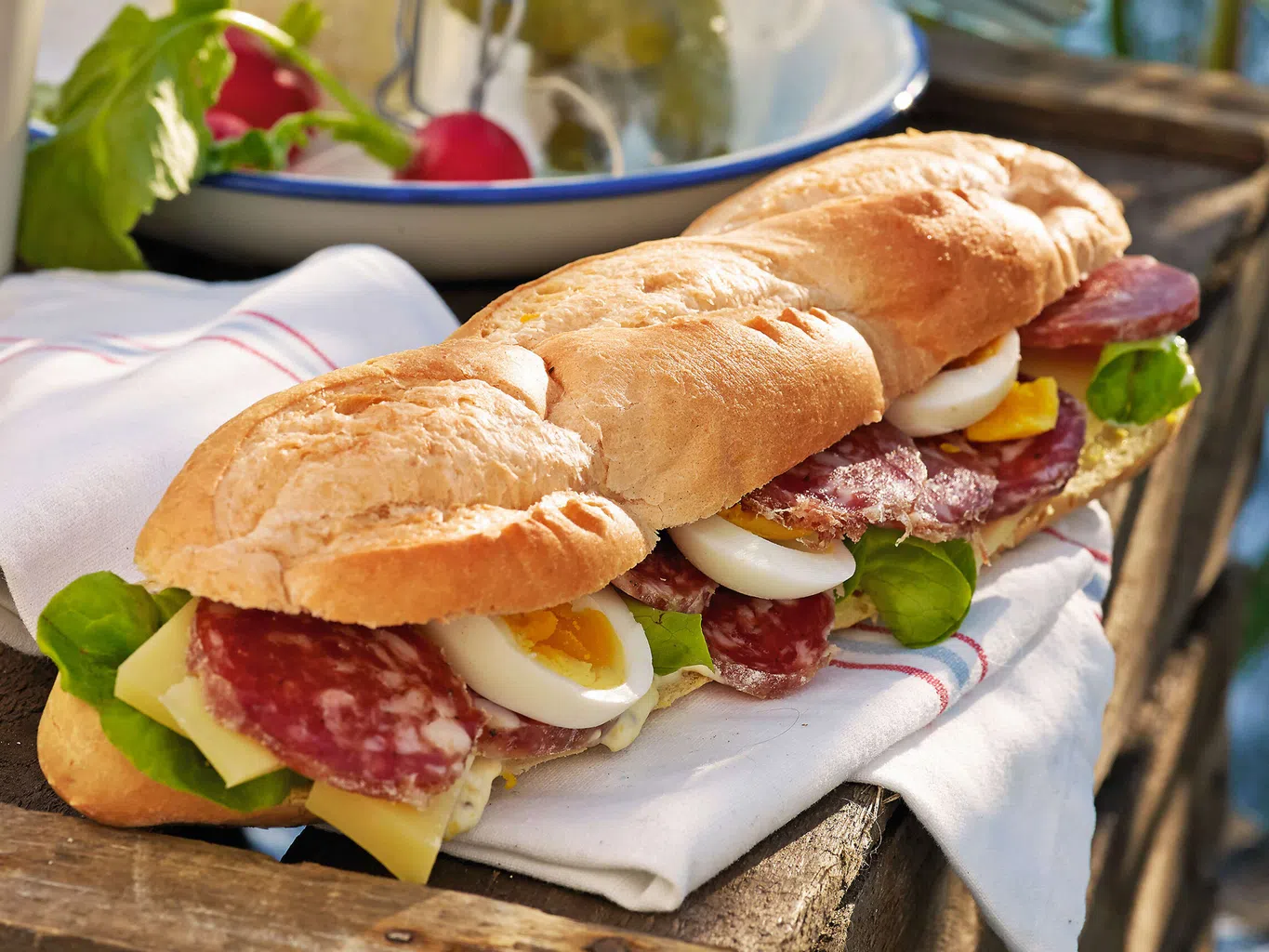 Salamisandwich