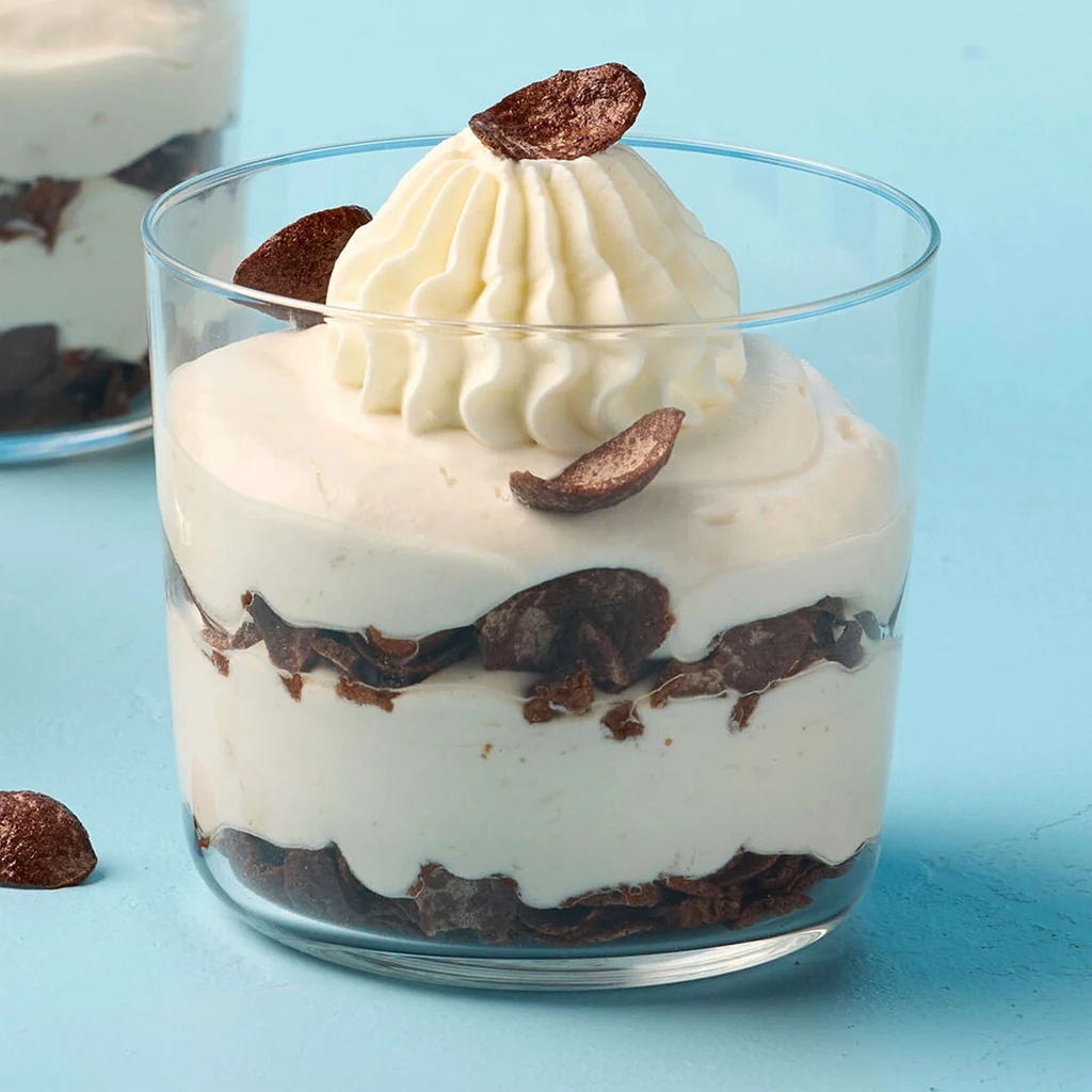 Verrines à la banane et aux Chocos 