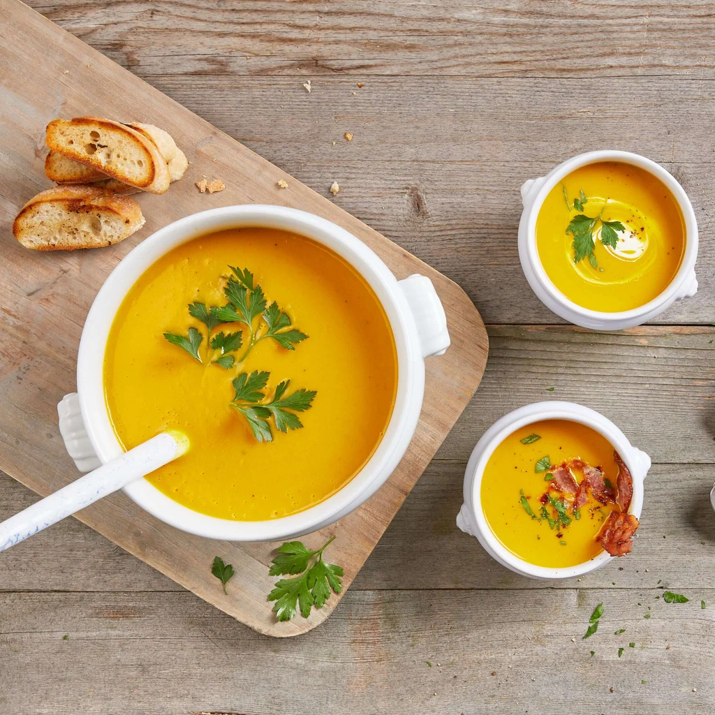Kürbissuppe mit Curry