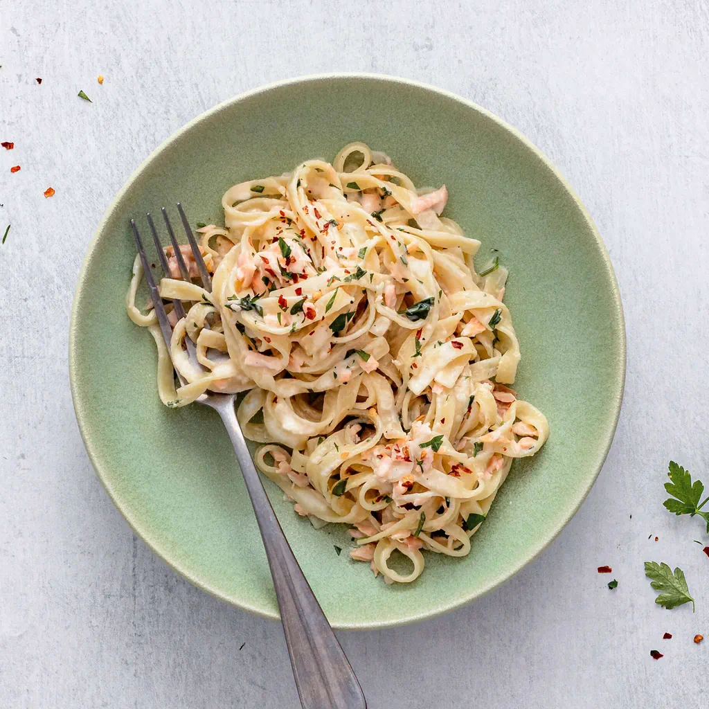 Tagliatelle al salmone