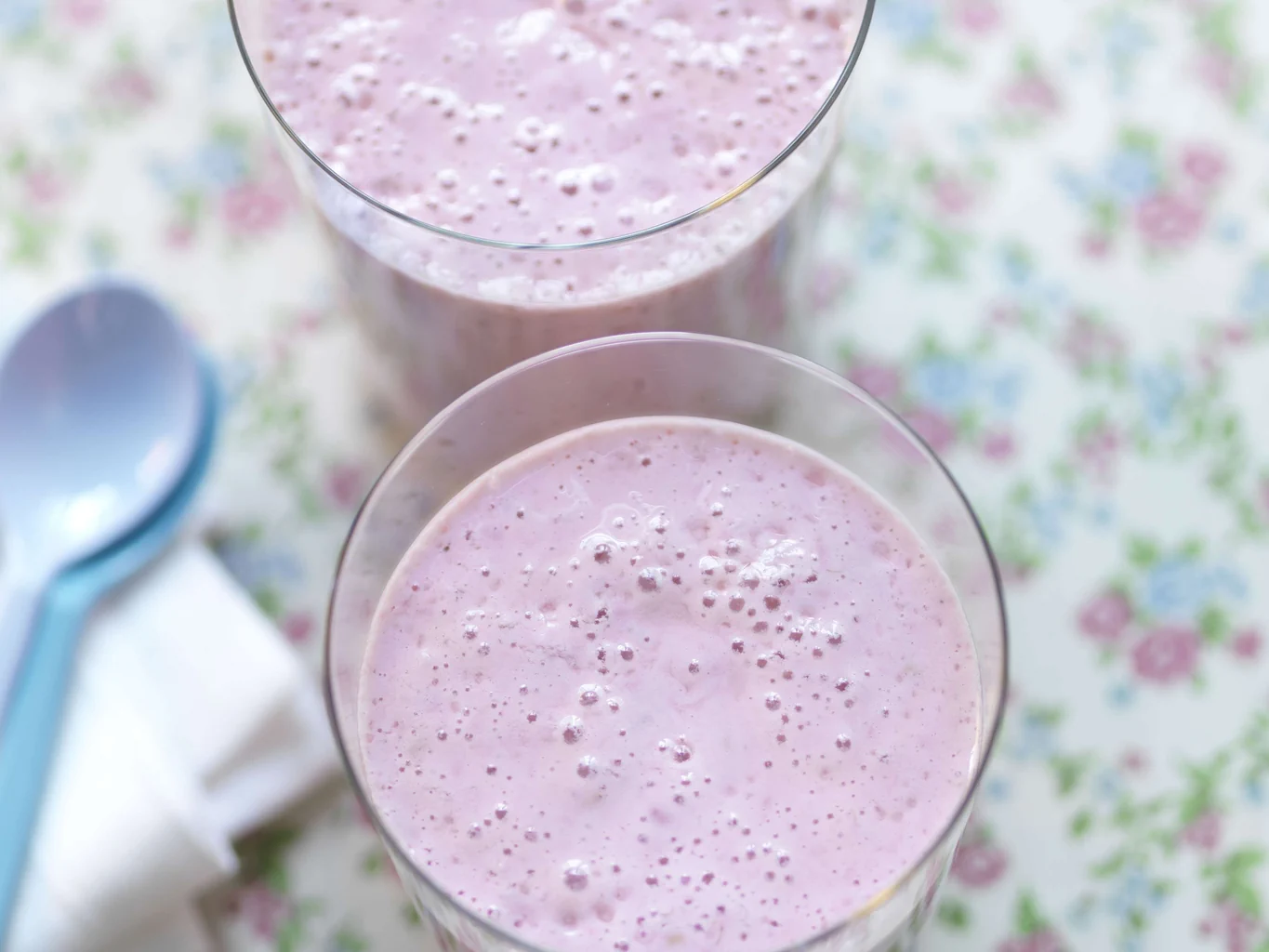 Frullato yogurt e fragole