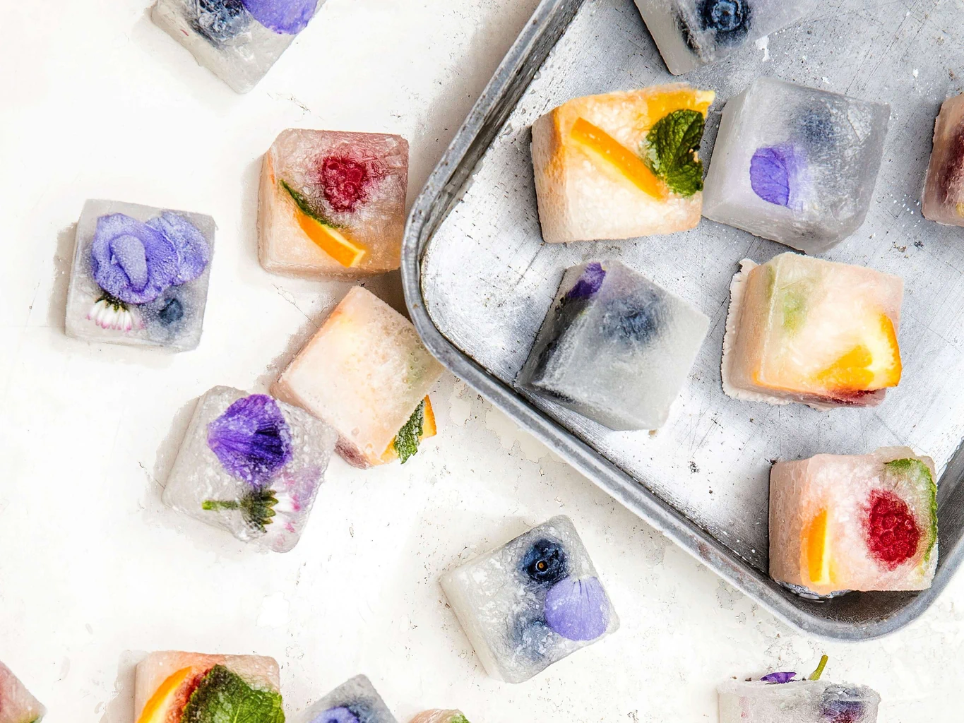 Prosecco-Eiswürfel