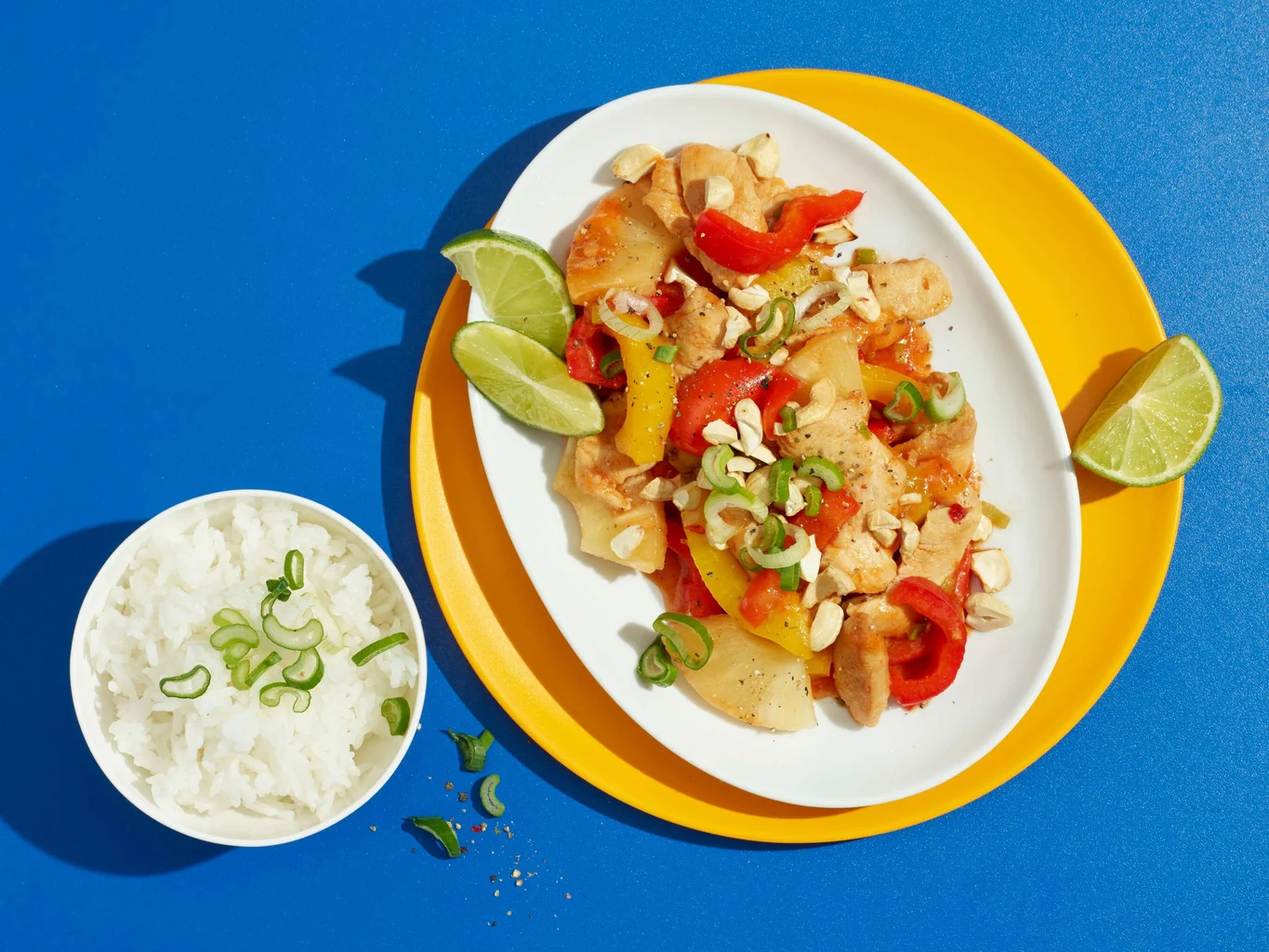 Spezzatino di pollo in agrodolce
