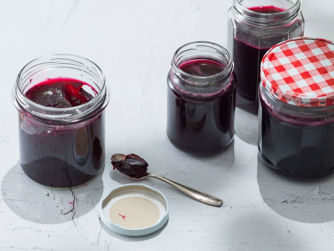Gelatina di succo d'uva e vino