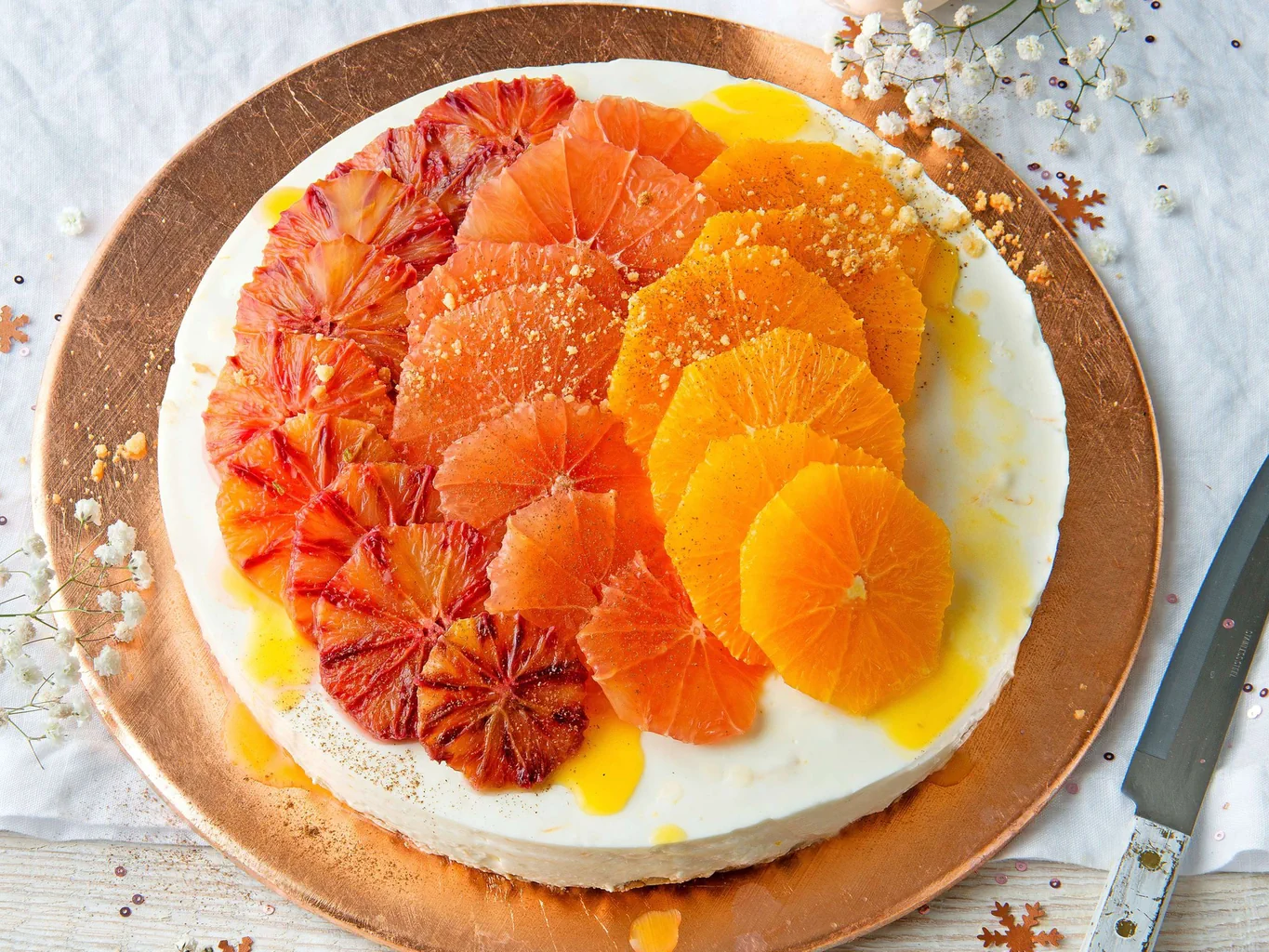 Cheesecake all'arancia