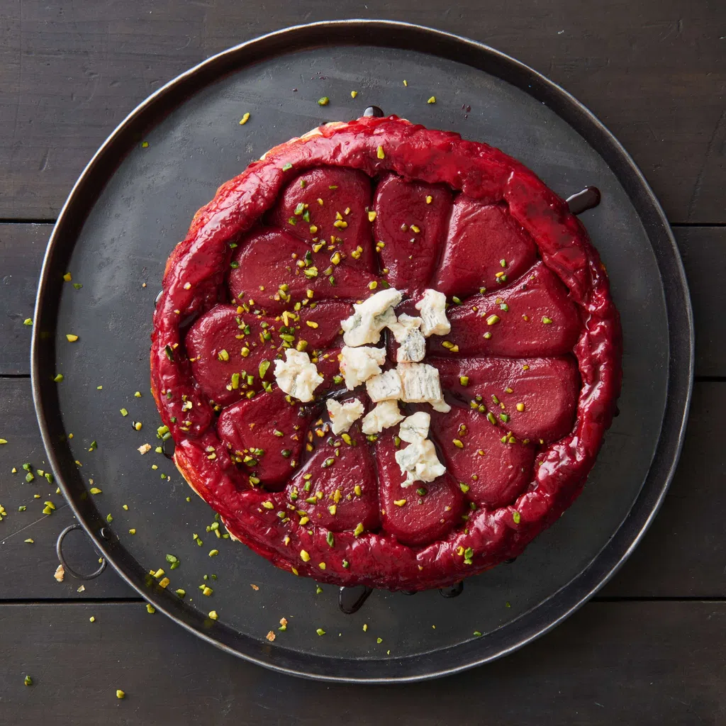 Pikante Birnen-Tarte-Tatin 