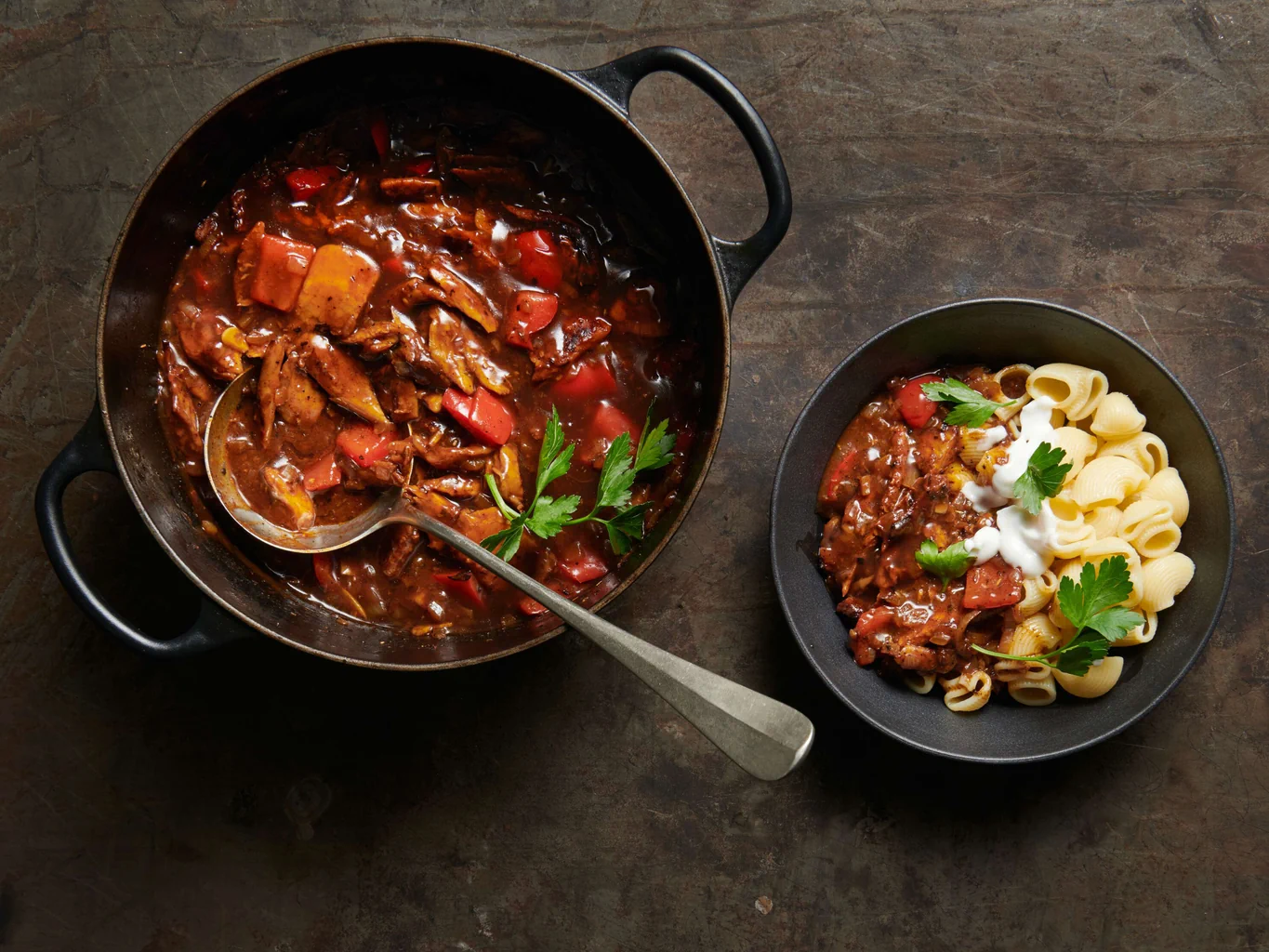 Gulasch vegano