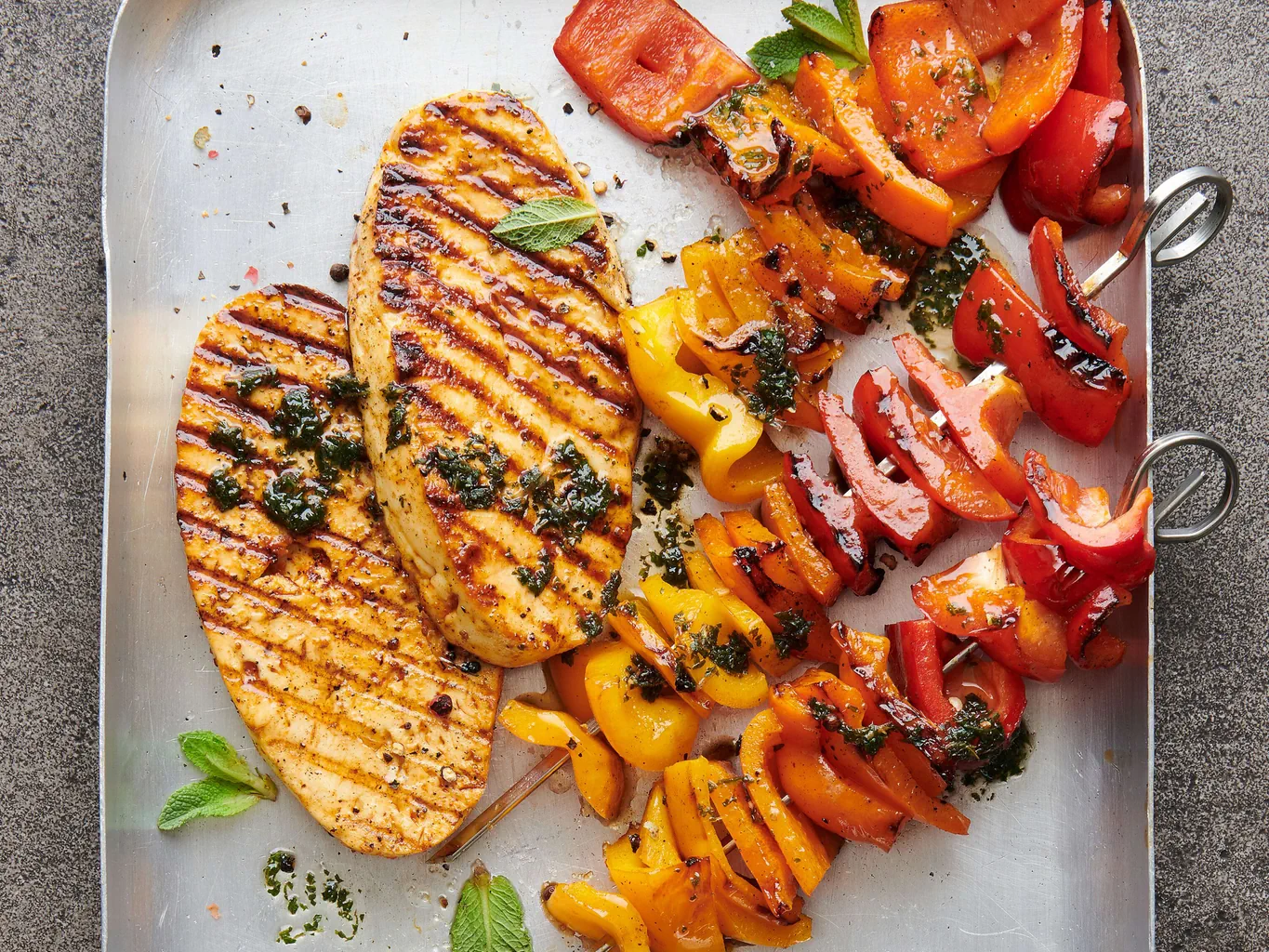 Grillkäse mit Peperonispiess