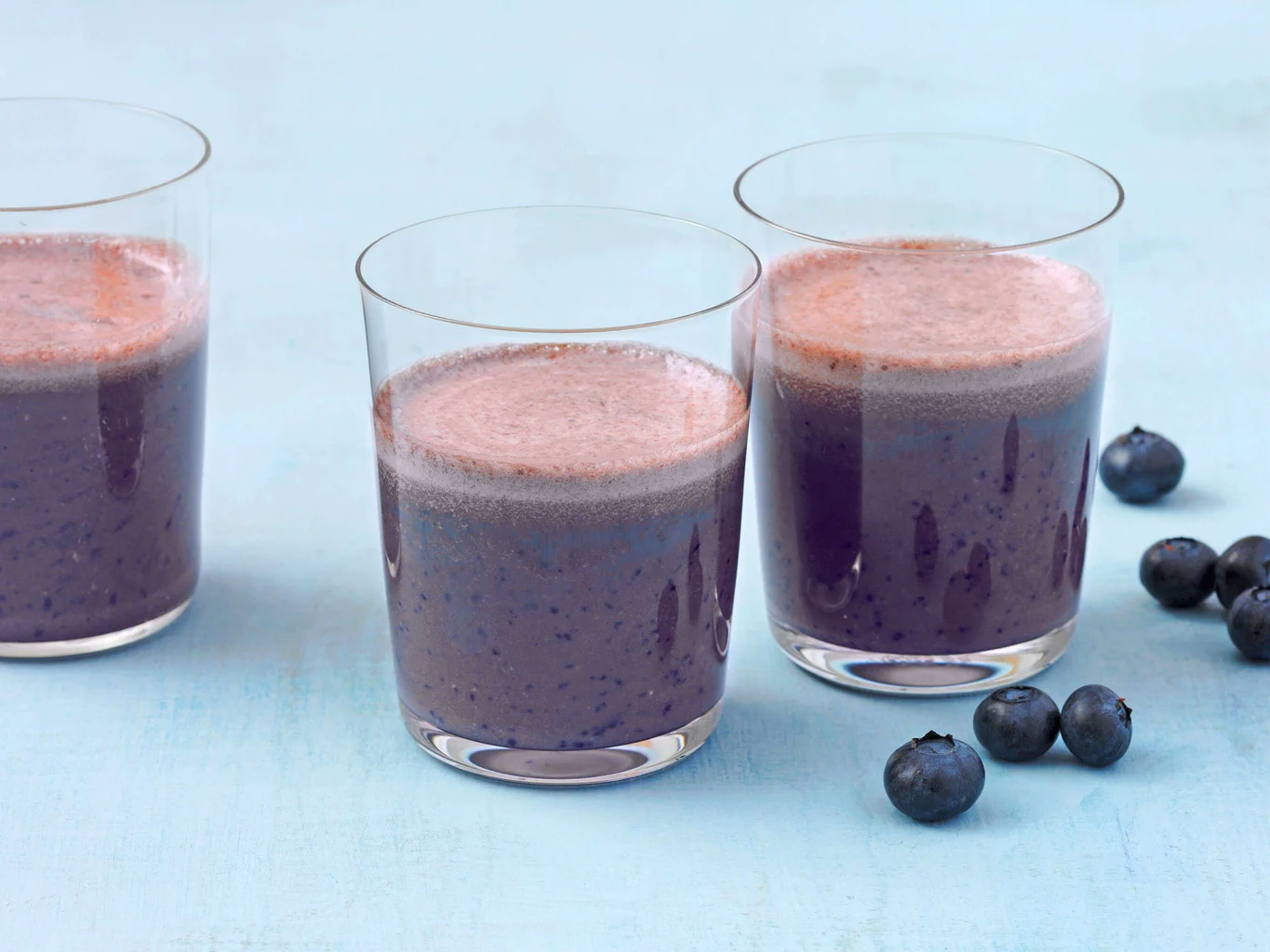 Heidelbeer-Schoko-Shake
