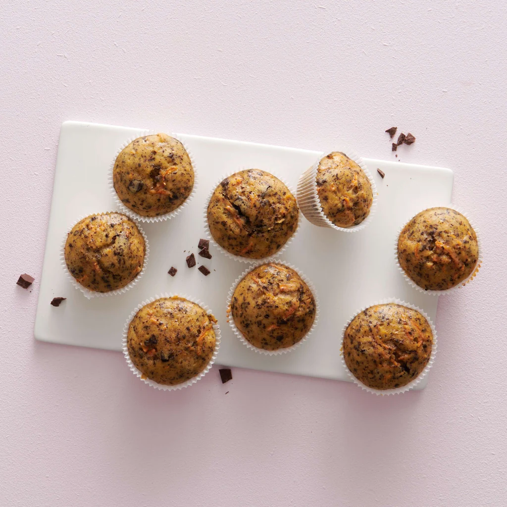 Karotten-Schokoladen-Muffins