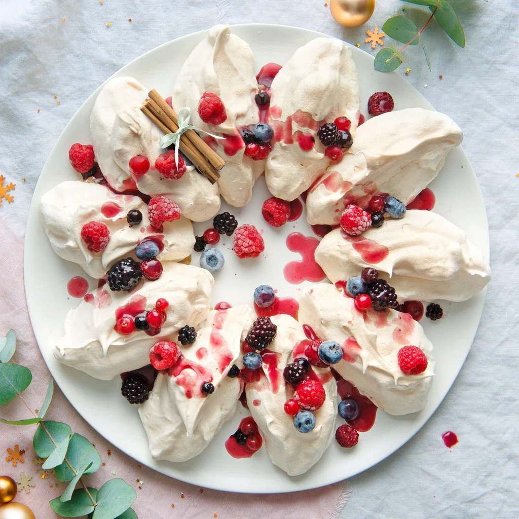 Pavlova aux baies