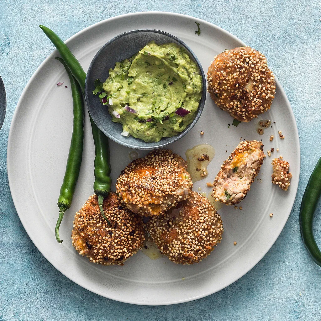 Poulet-Jalapeño-Tätschli