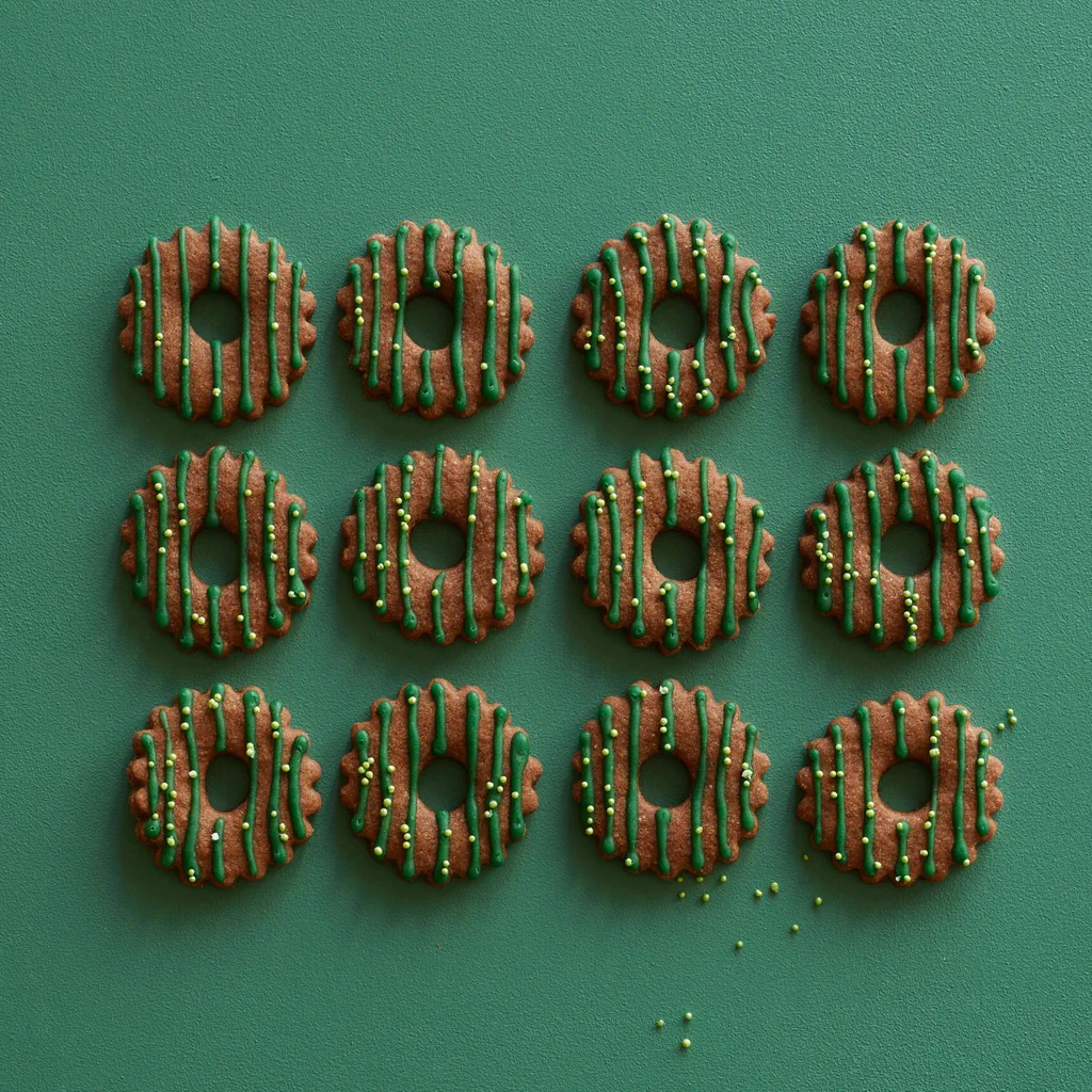 Biscuits striés