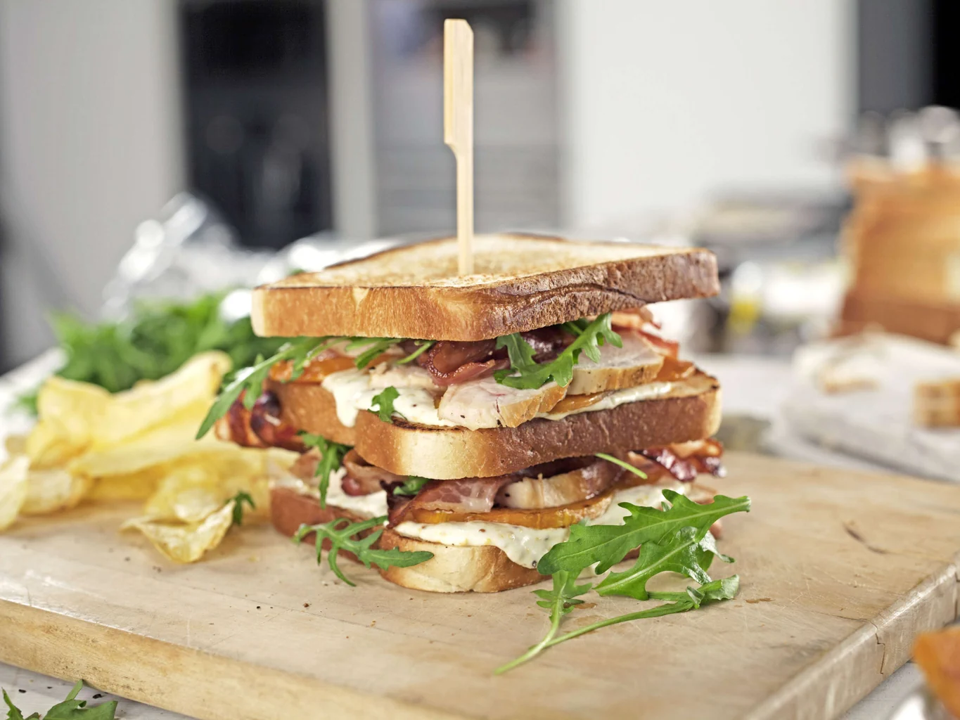 Club sandwich alla zucca