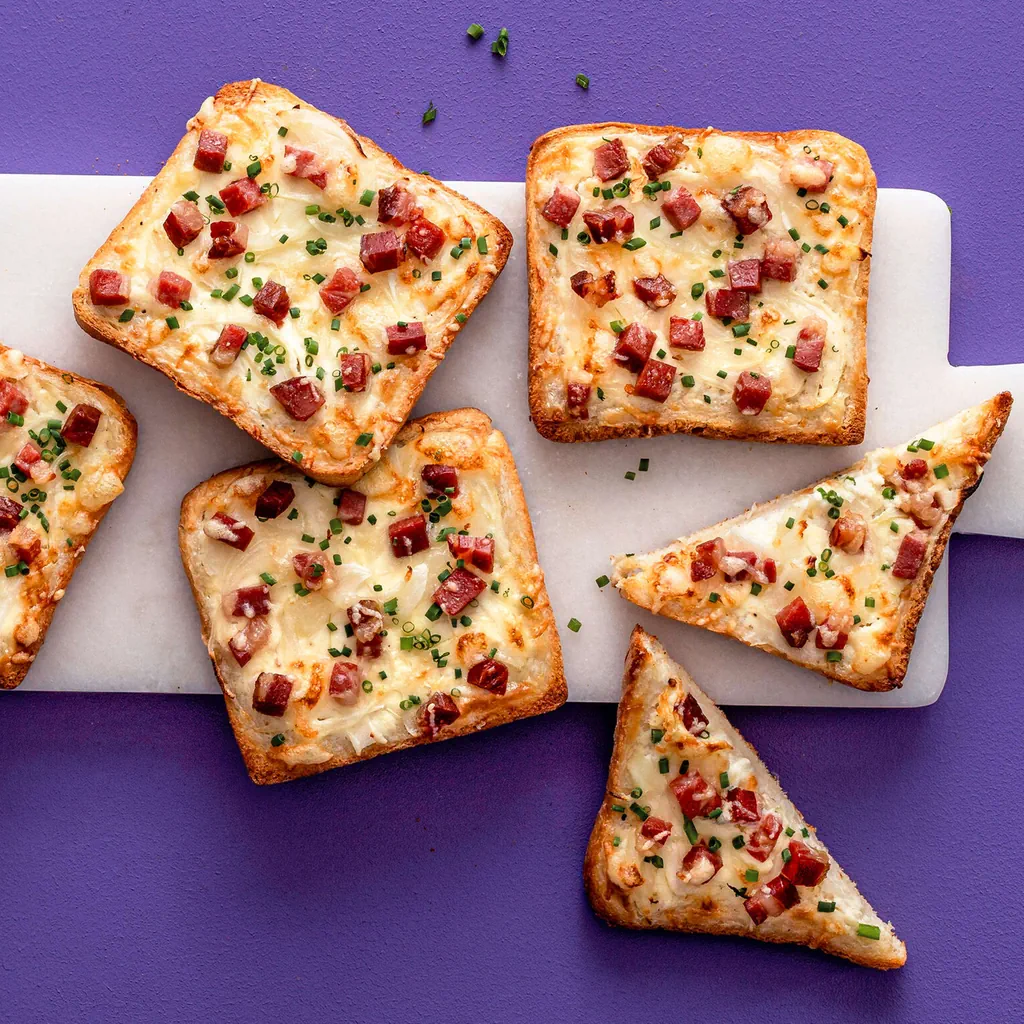 Flammkuchentoast