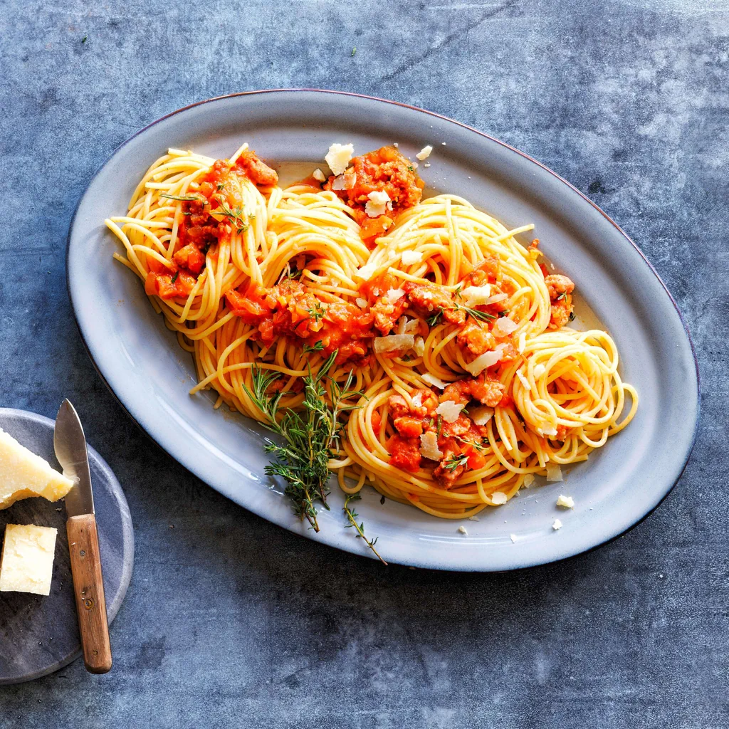Spaghetti mit Salsiccia