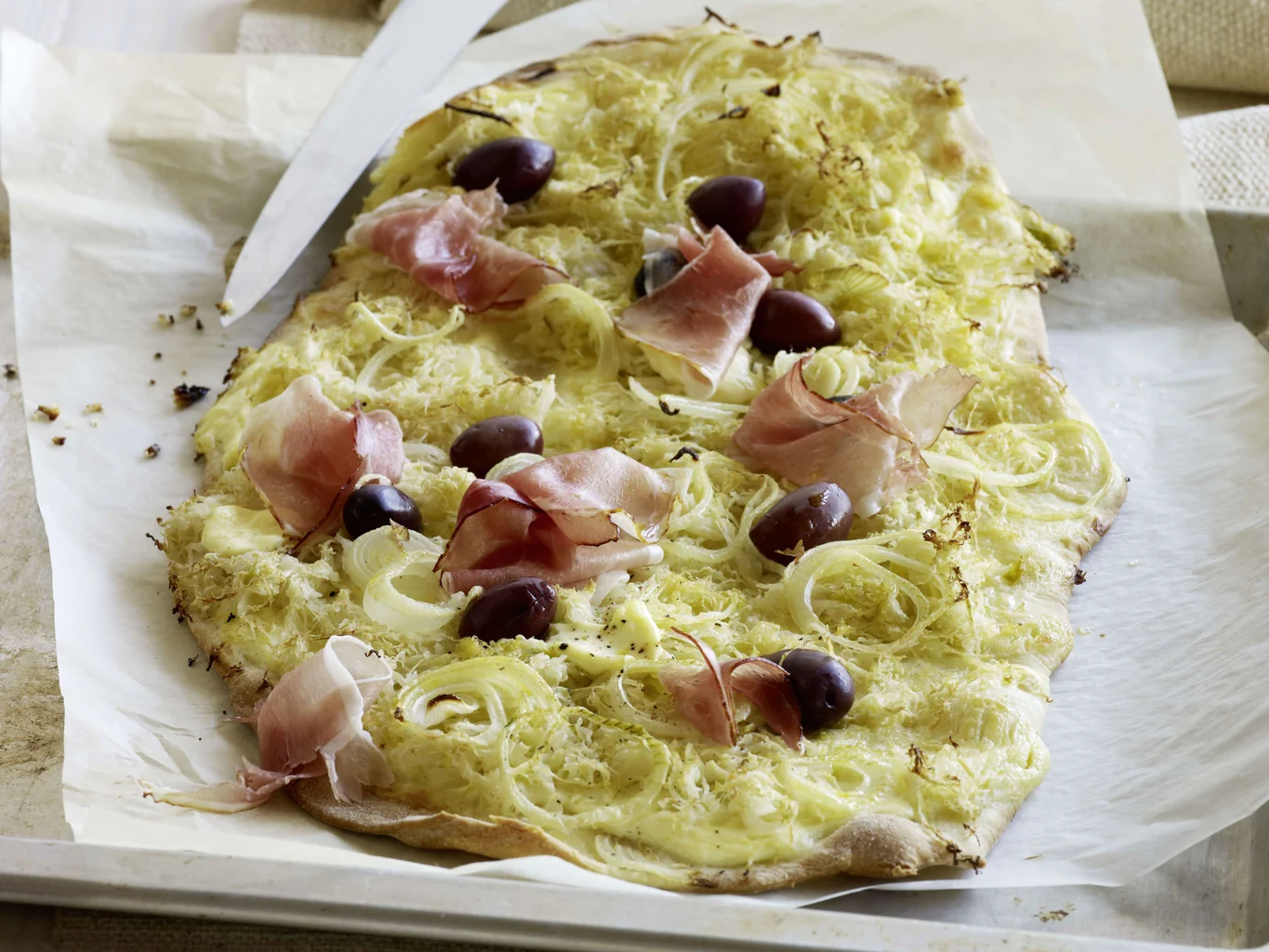 Tarte flambée ai crauti