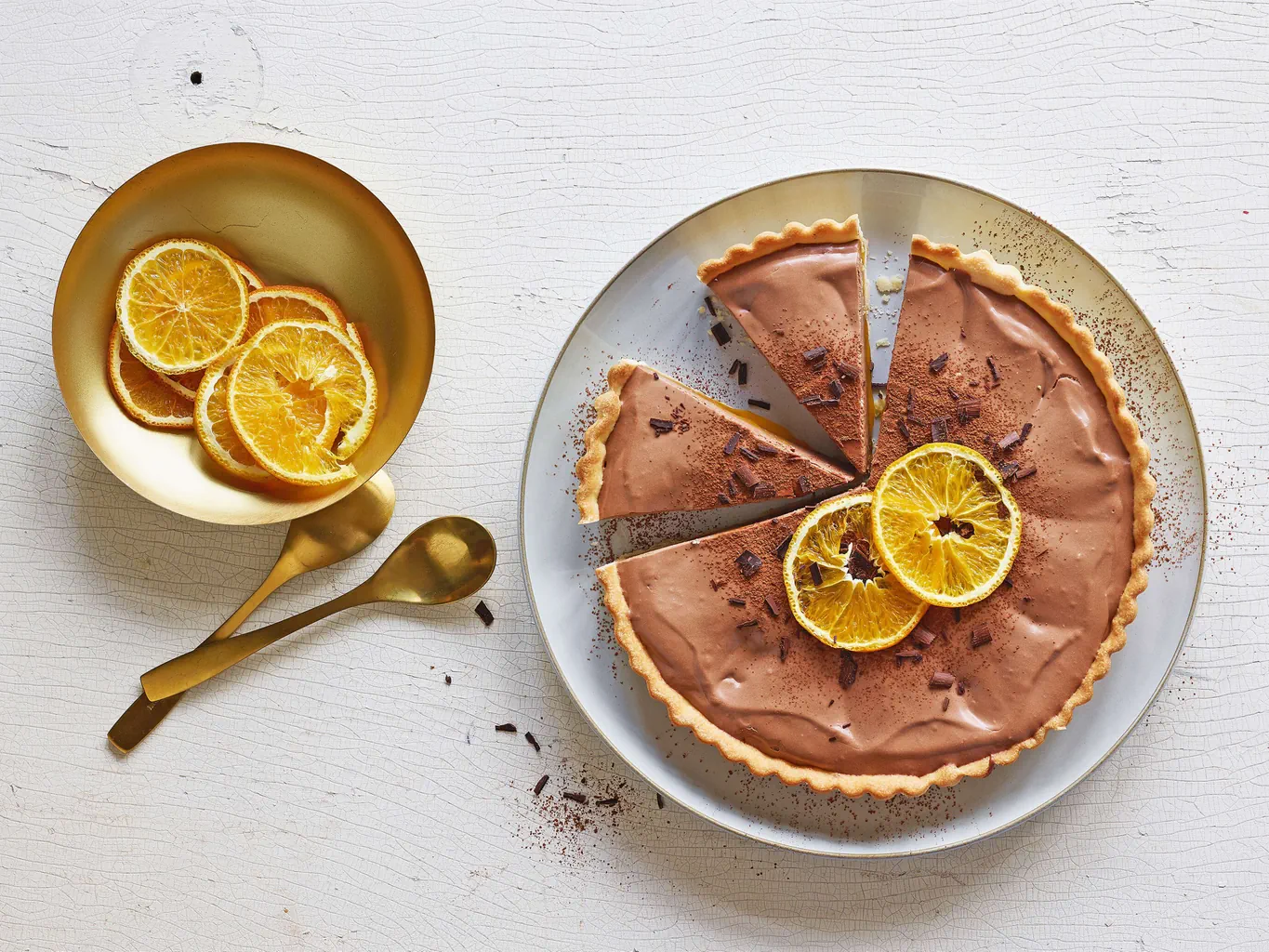 Tarte au chocolat et à l'orange