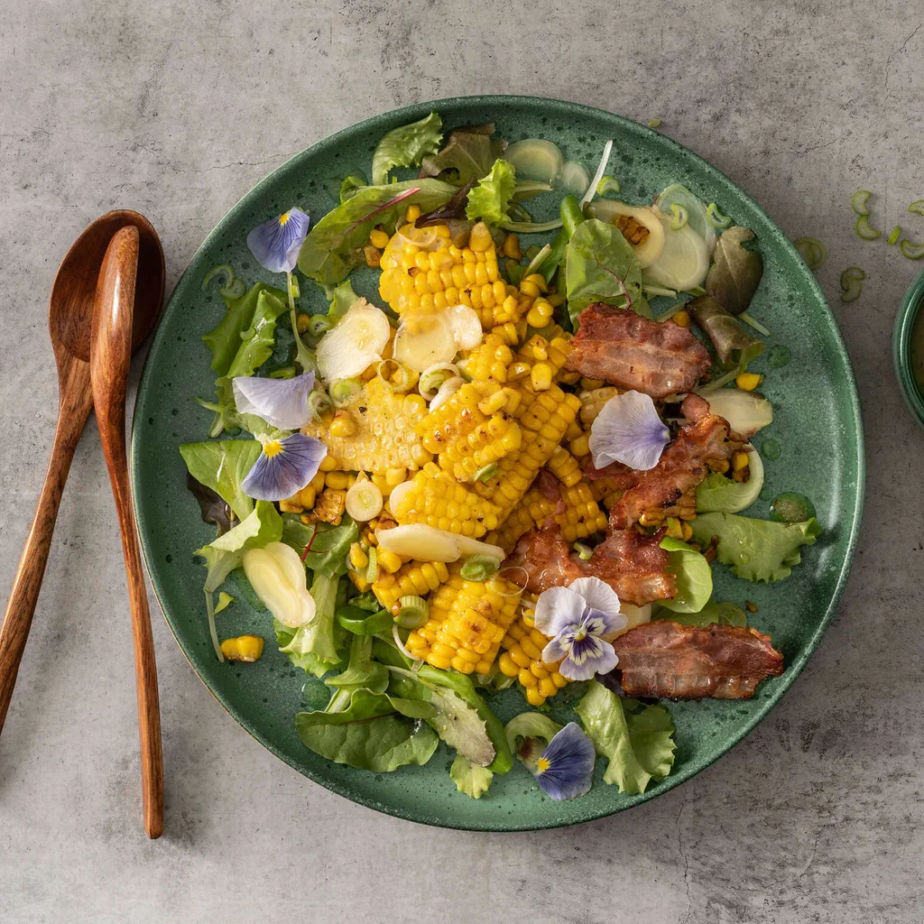Maissalat mit Ingwer