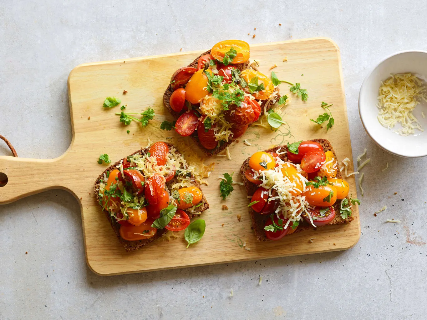 Warmes Tomatenbrot