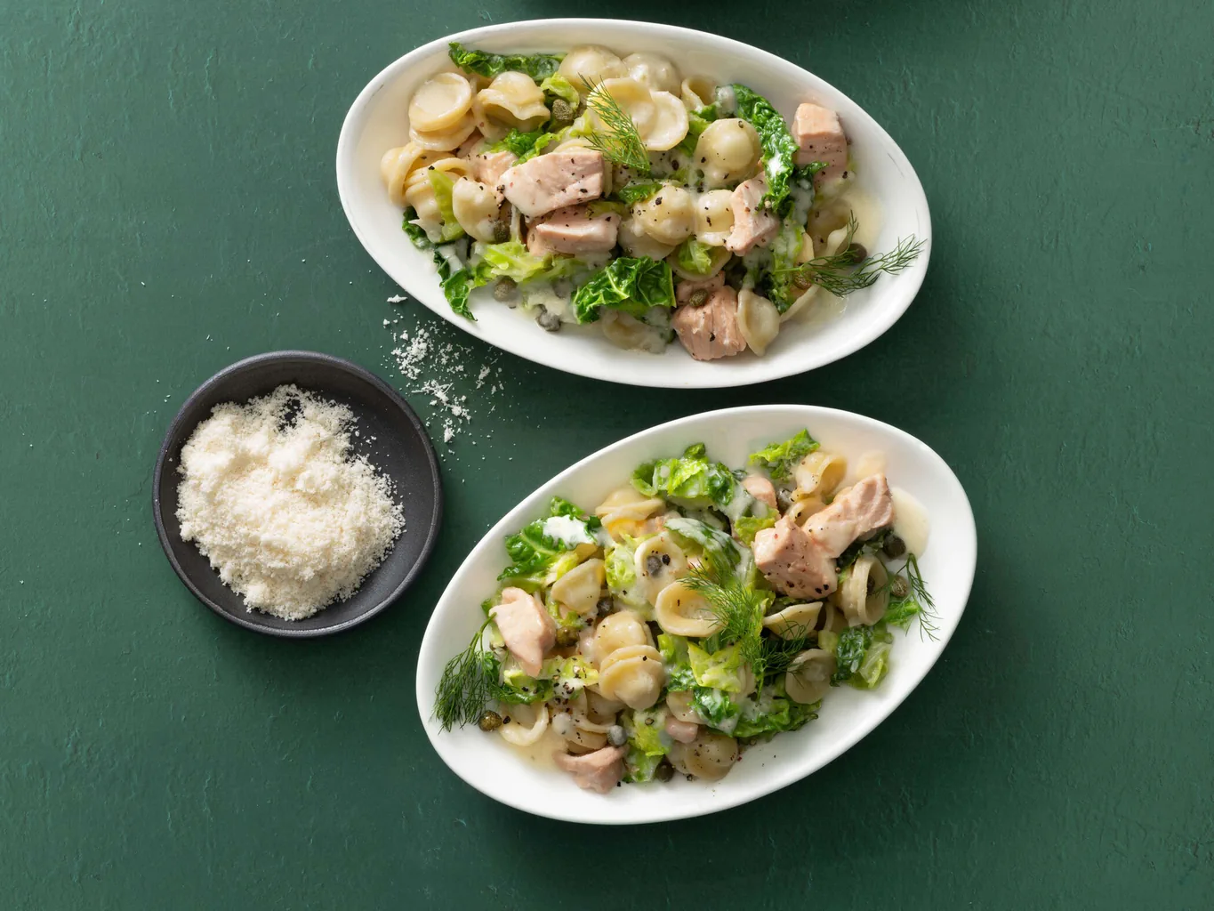 Orecchiette mit Lachs 