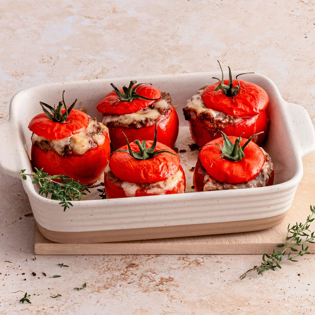 Tomates farcies à la viande hachée