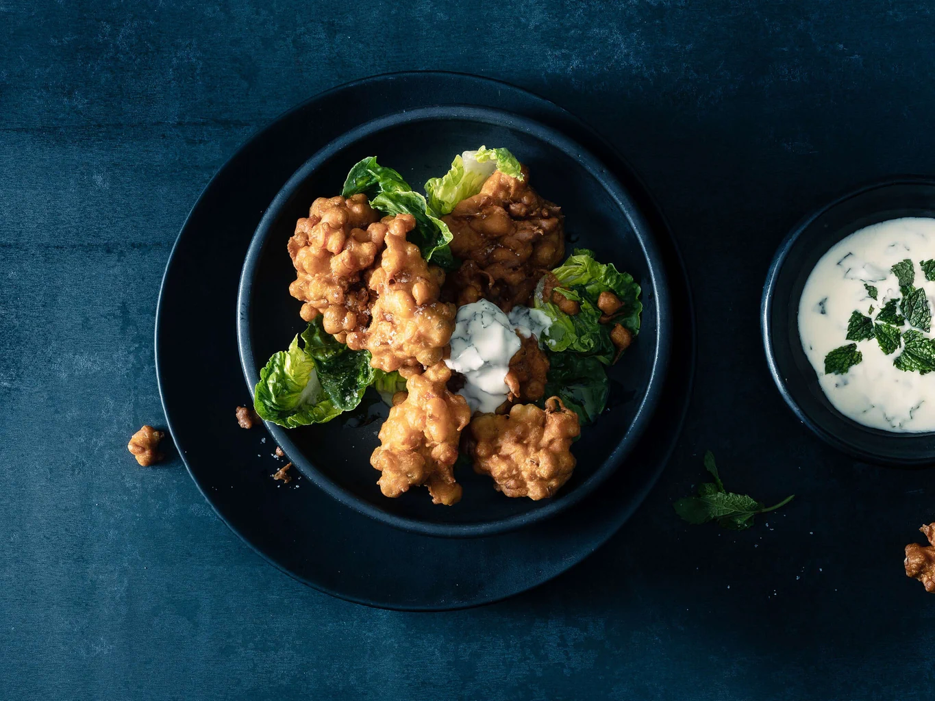 Mais-Pakora mit Peperoncini