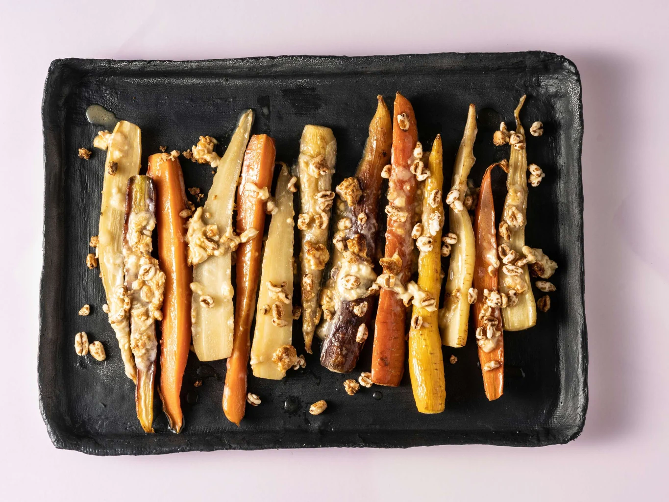 Carottes douces au chocolat blanc 
